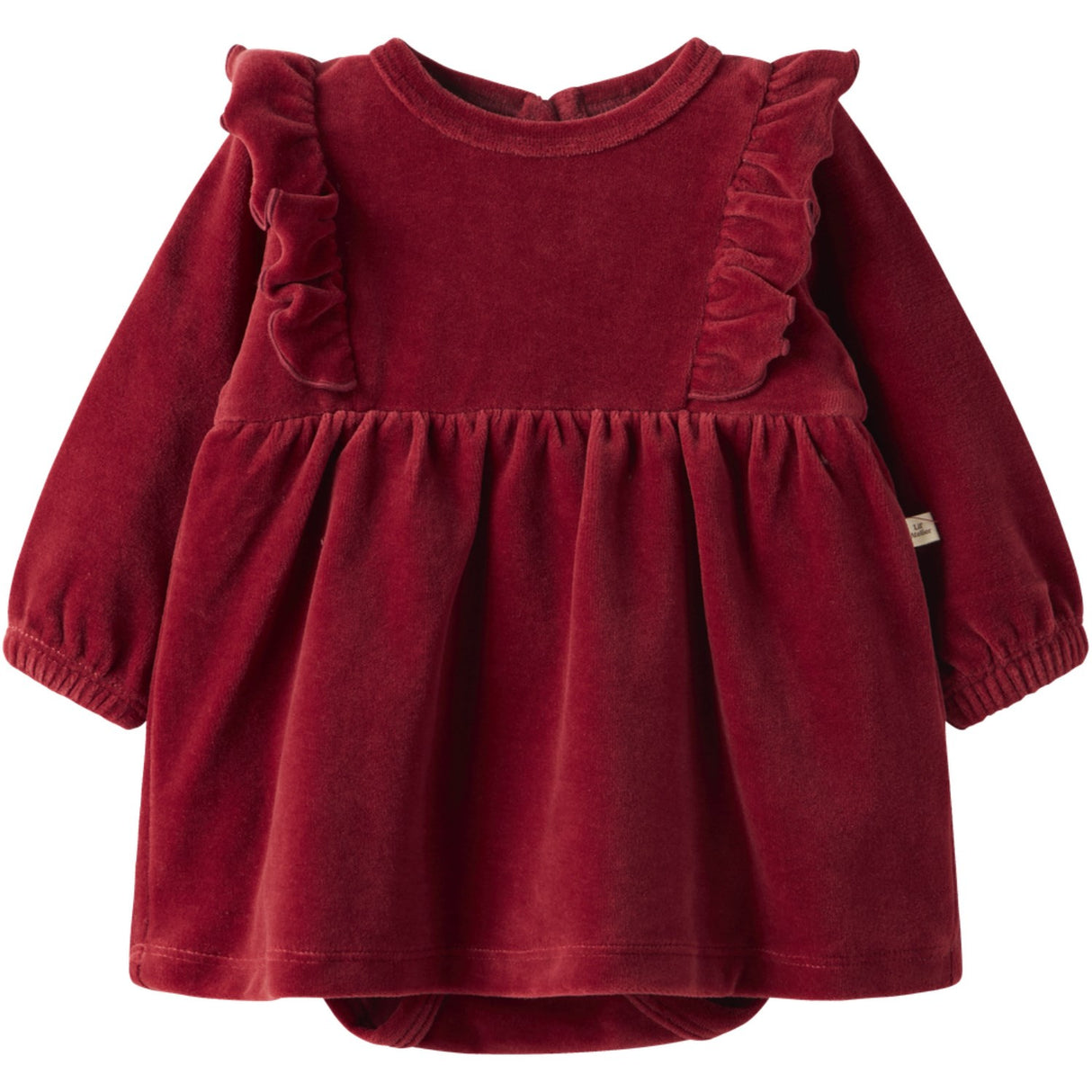 Lil'Atelier Red Dahlia Nbfsaga Sag Ls Body Dress Lil