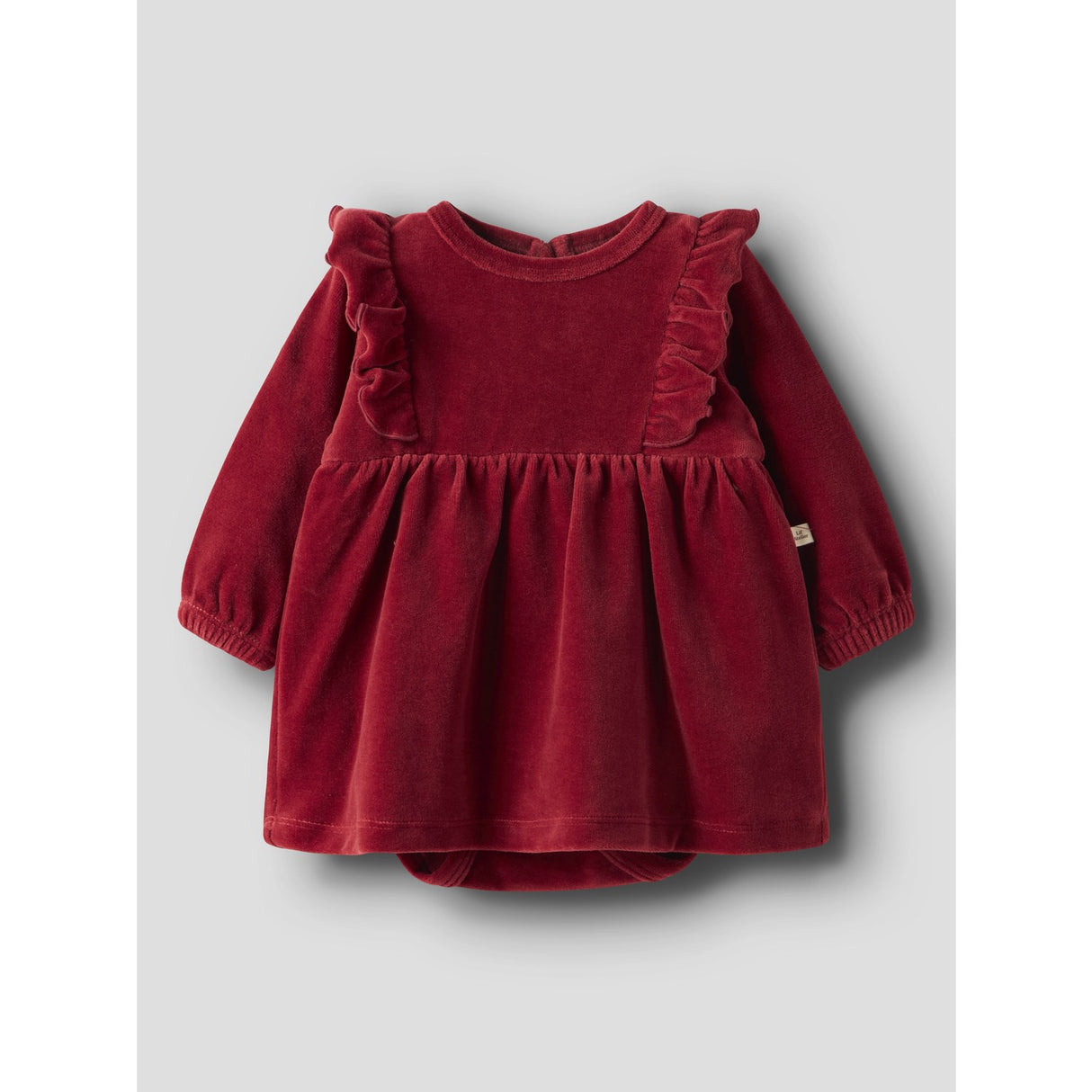 Lil'Atelier Red Dahlia Nbfsaga Sag Ls Body Dress Lil