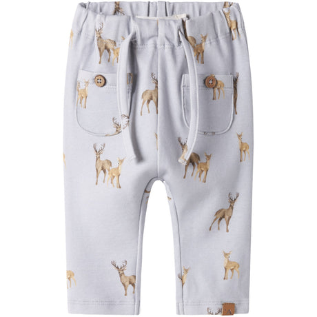 Lil'Atelier Gray Dawn Deer Nbmlayo Gel Loose Pants Lil