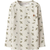 Lil'Atelier Turtledove Space Nmmlayo Geo Ls Slim Top Lil