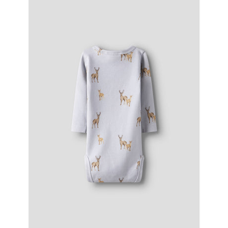 Lil'Atelier Gray Dawn Deer Nbmlayo Geo Ls Slim Body Lil