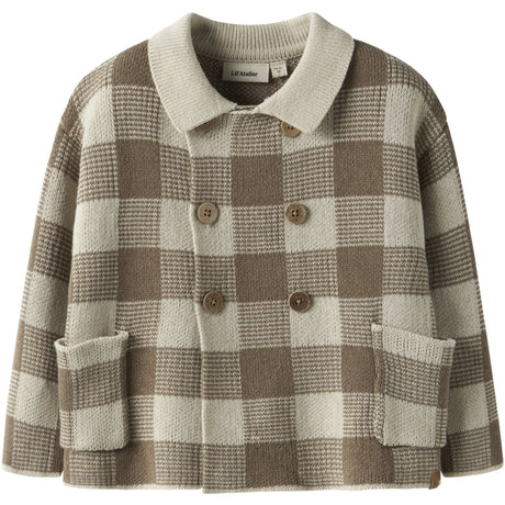 Lil'Atelier Sepia Tint Nmmrobo Ls Loose Knit Card Lil