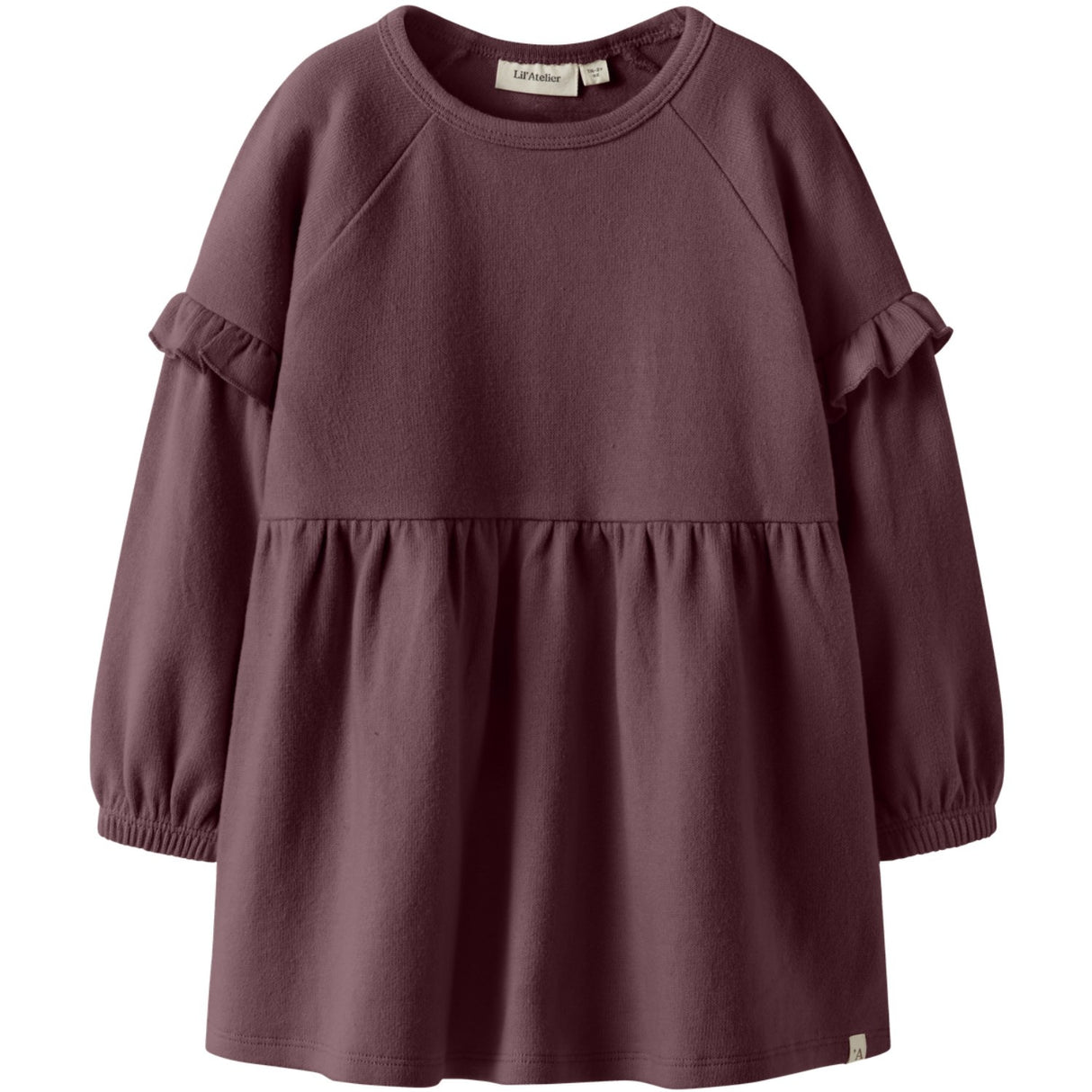 Lil'Atelier Catawba Grape Nmfthora Hyn Ls Dress Lil