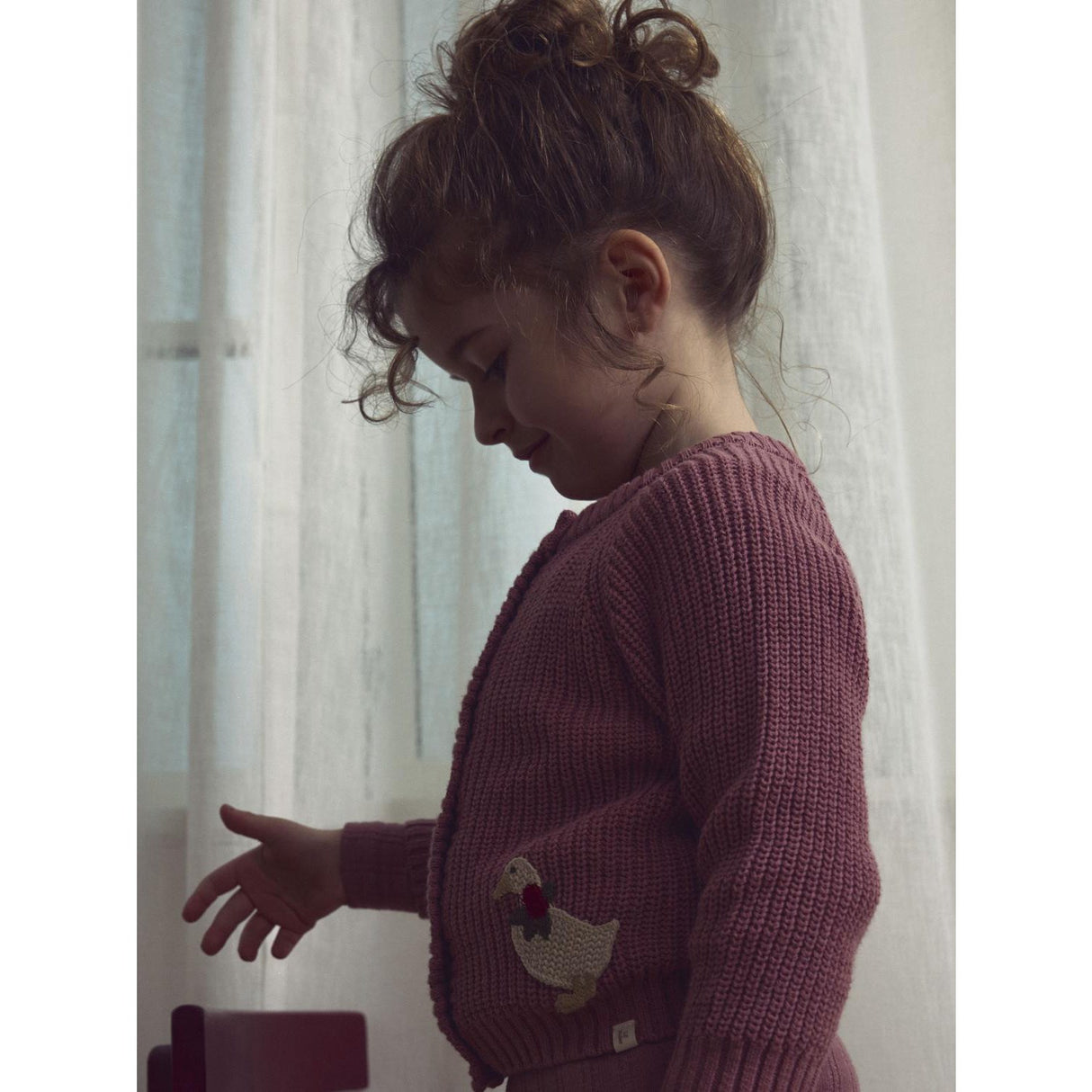 Lil'Atelier Nostalgia Rose Nmfemlen Lak Ls Knit Card Lil