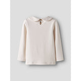 Lil'Atelier Almost Mauve Nmffundo Emb Ls Slim Top Lil