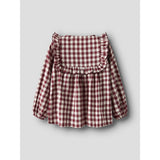 Lil'Atelier Red Dahlia Nmfrio Ls Loose Shirt Lil