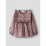 Lil'Atelier Red Dahlia Nmfrio Ls Loose Shirt Lil