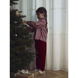 Lil'Atelier Red Dahlia Nmfsaga Sag Loose Pants Lil