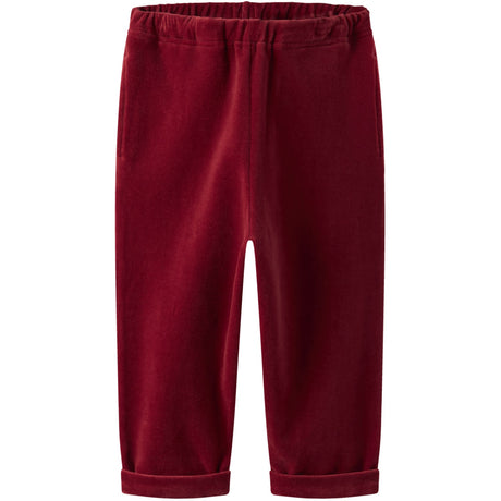 Lil'Atelier Red Dahlia Nmfsaga Sag Loose Pants Lil