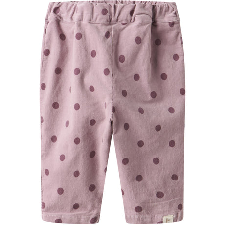 Lil'Atelier Violet Ice Dots Nbfsomba Loose Cord Pants 7766-So S Lil