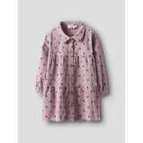 Lil'Atelier Violet Ice Dots Nmfsomba Loose Cord Dress 7766-So S Lil