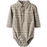 Lil'Atelier Sepia Tint Nbmrebel Ls Body Shirt Lil