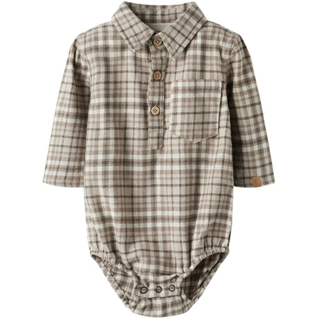 Lil'Atelier Sepia Tint Nbmrebel Ls Body Shirt Lil