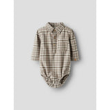 Lil'Atelier Sepia Tint Nbmrebel Ls Body Shirt Lil