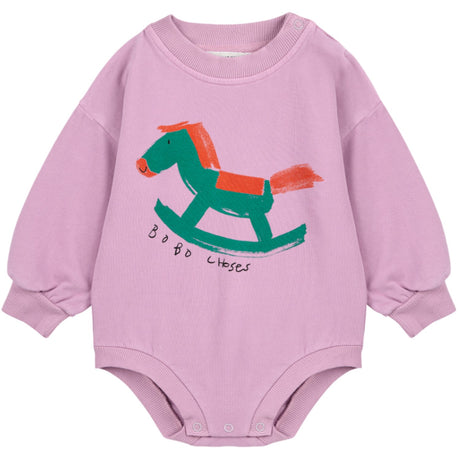 Bobo Choses Lavender Rocking Horse Body Sweatshirt