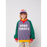 Bobo Choses Multicolor Color Block Ranglan Sweatshirt