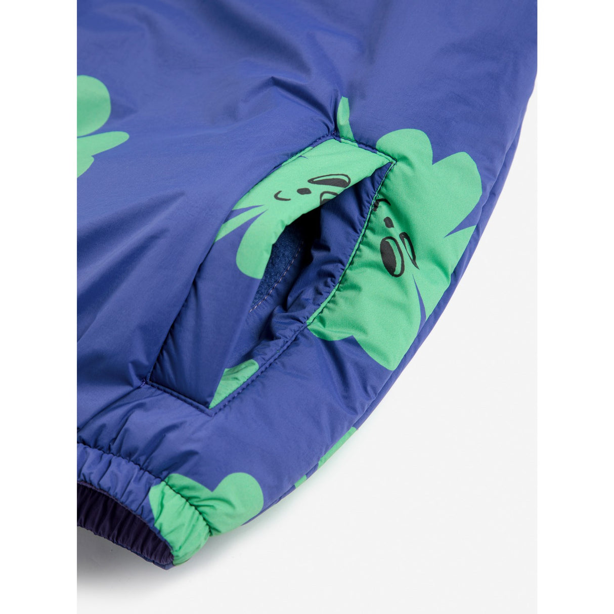 Bobo Choses Purple Lucky Clover All Over Reversible Anorak