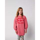 Bobo Choses Pink Have Fun Sweatshirt Dress