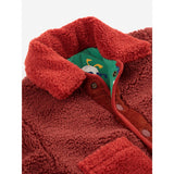 Bobo Choses Green La Oca All Over Reversible Sheepskin Jacket