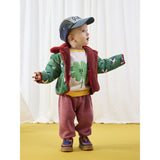 Bobo Choses Green La Oca All Over Reversible Sheepskin Jacket