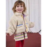 Bobo Choses Lavender Game Pawns All Over Reversible Sheepskin Jacket