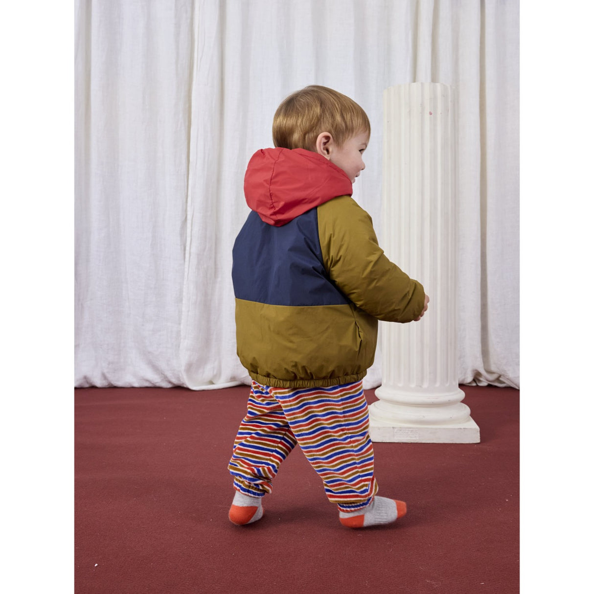 Bobo Choses Multicolor Doggy Mate All Over Reversible Jacket