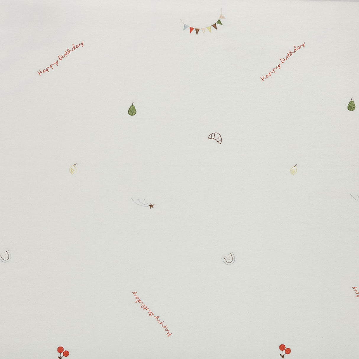 OYOY Offwhite Birthday Tablecloth