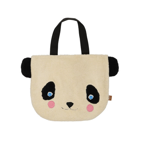 OYOY White/Black Darling Panda Tote Bag