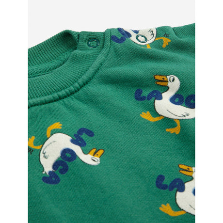 Bobo Choses Green La Oca All Over Sweatshirt