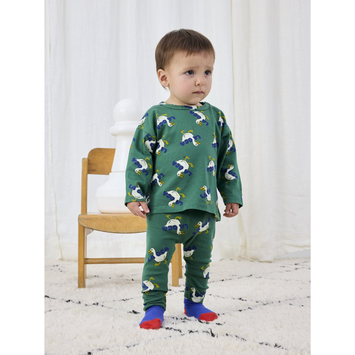Bobo Choses Green La Oca All Over T-Shirt