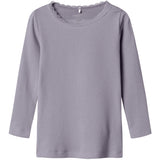 Name It Lavender Gray Nmfkab Ls Top Noos