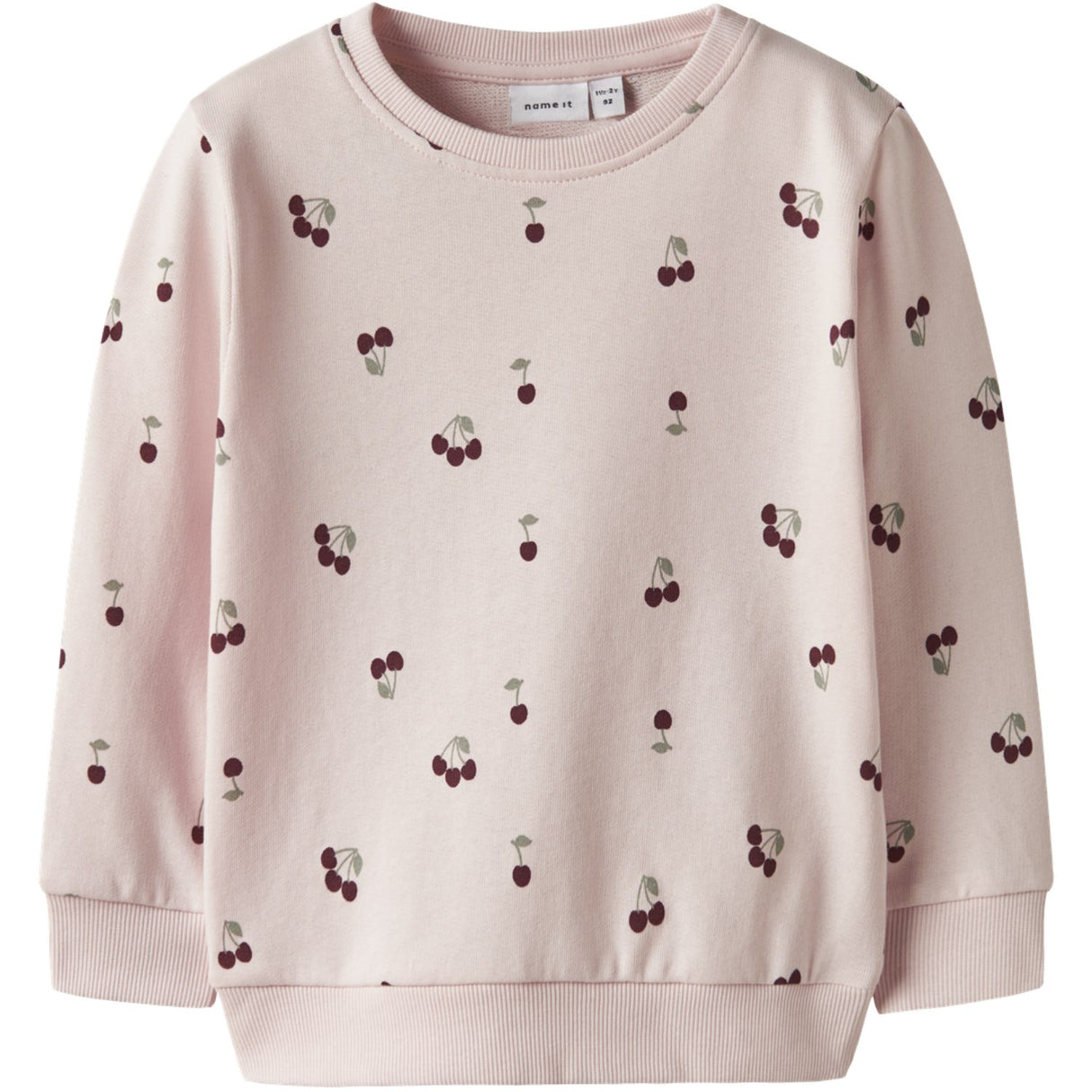 Name It Crystal Pink Nmfvalba Ls Sweat Unb Noos