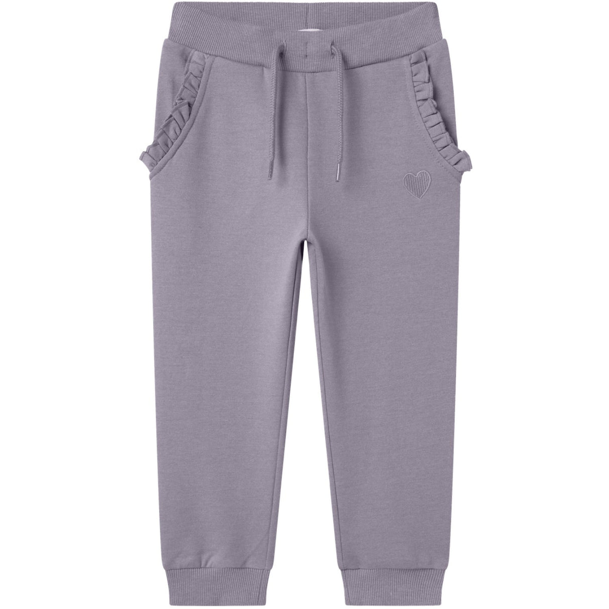 Name It Lavender Gray Nmfvima Swe Pants Bru Noos