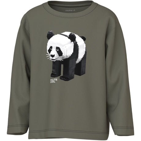 Name It Dusty Olive Nmmsalan Ls Nreg Top