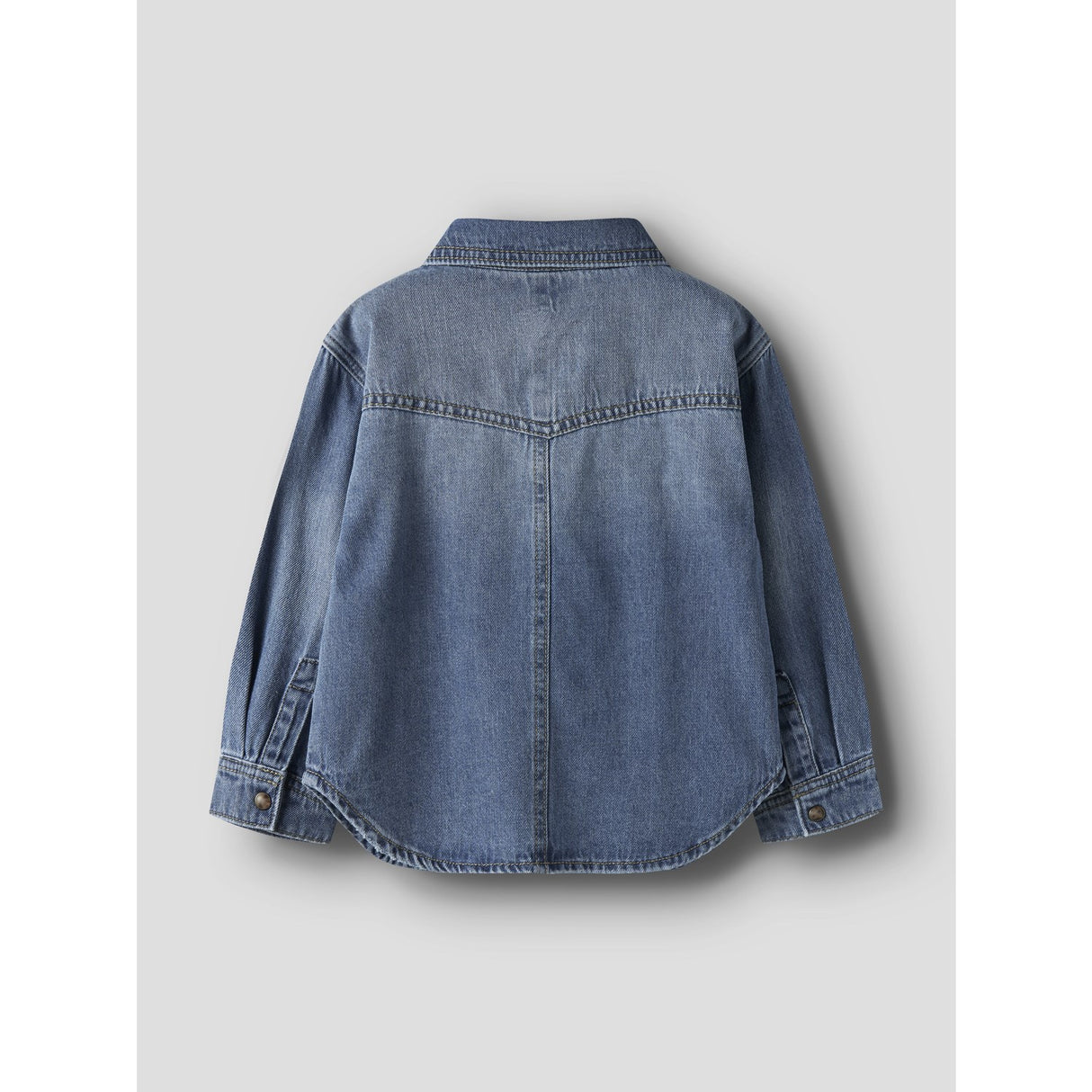 Name It Medium Blue Denim Nmmblue Oz Dnm Ls Shirt 6677-Ov B
