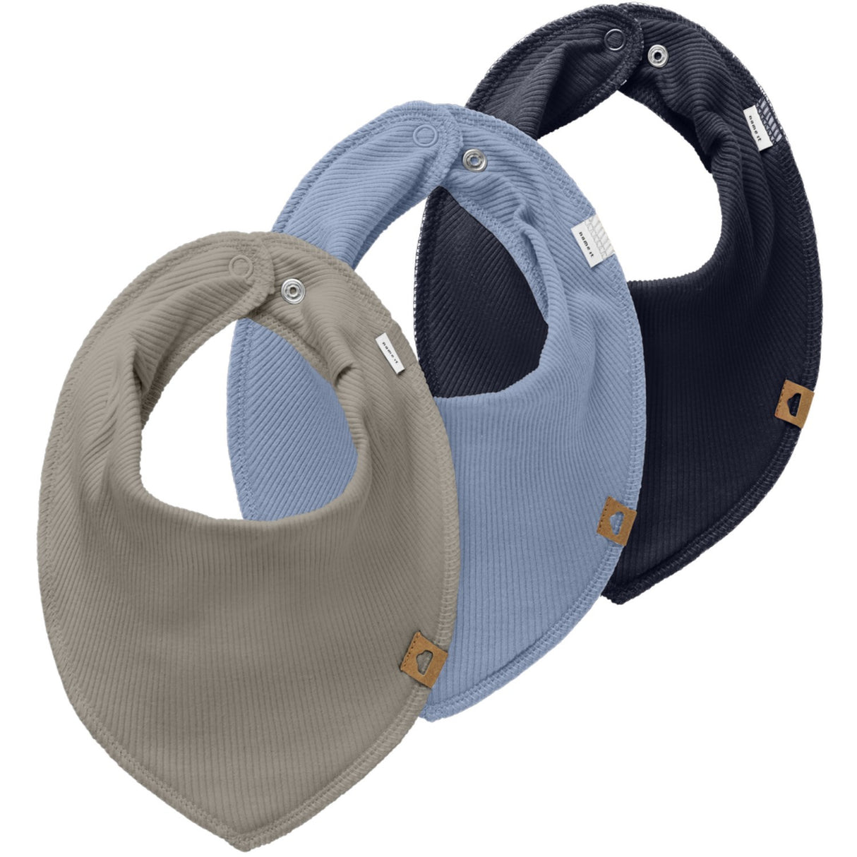 Name It Vintage Khaki Nbmyasim 3P Rib Scarf Bib