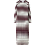 Name It Oxblood Red Nkftala Ls Maxi Slim Dress