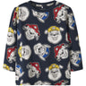 Name It Navy Blazer AOP Nmmjorgen Paw Ls Nreg Top Cplg