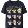 Name It Navy Blazer Nkmdrey Bod Ss Nreg Top Box Sky
