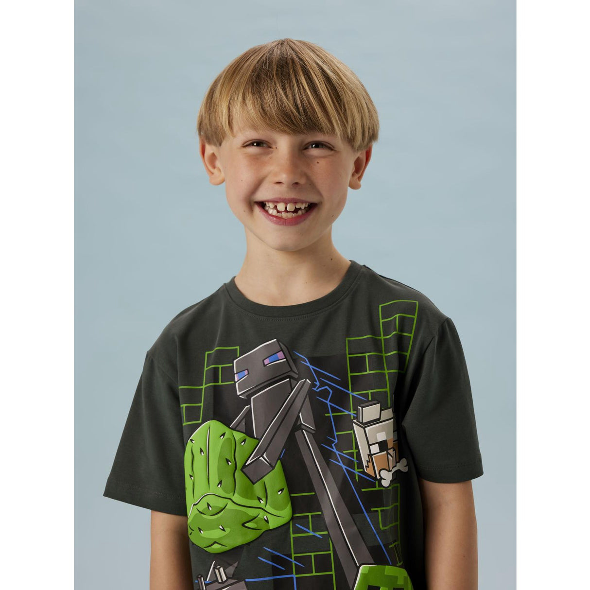 Name It Urban Chic Nkmjuke Minecraft Ss Nreg Top Box Bfu
