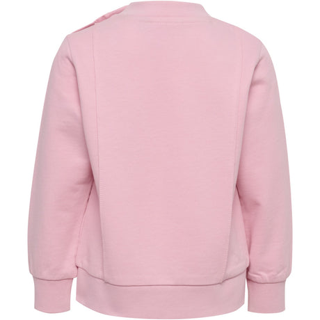 Hummel Pink Nectar Mini Reg Pintuck Sweatshirt