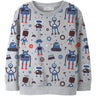 Name It Light Grey Melange Nmmtino Ls Nreg Swe Bru Box Pb