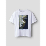 Name It Bright White Nkmhansy Ss Nreg Top Box Pb