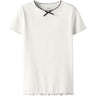 Name It Cloud Dancer Nkffiona Ss Slim Top Pb
