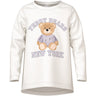 Name It Cloud Dancer Teddy Bear Nmfviolet Ls Loose Top