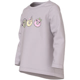 Name It Lilac Marble Donuts Nmfviolet Ls Loose Top