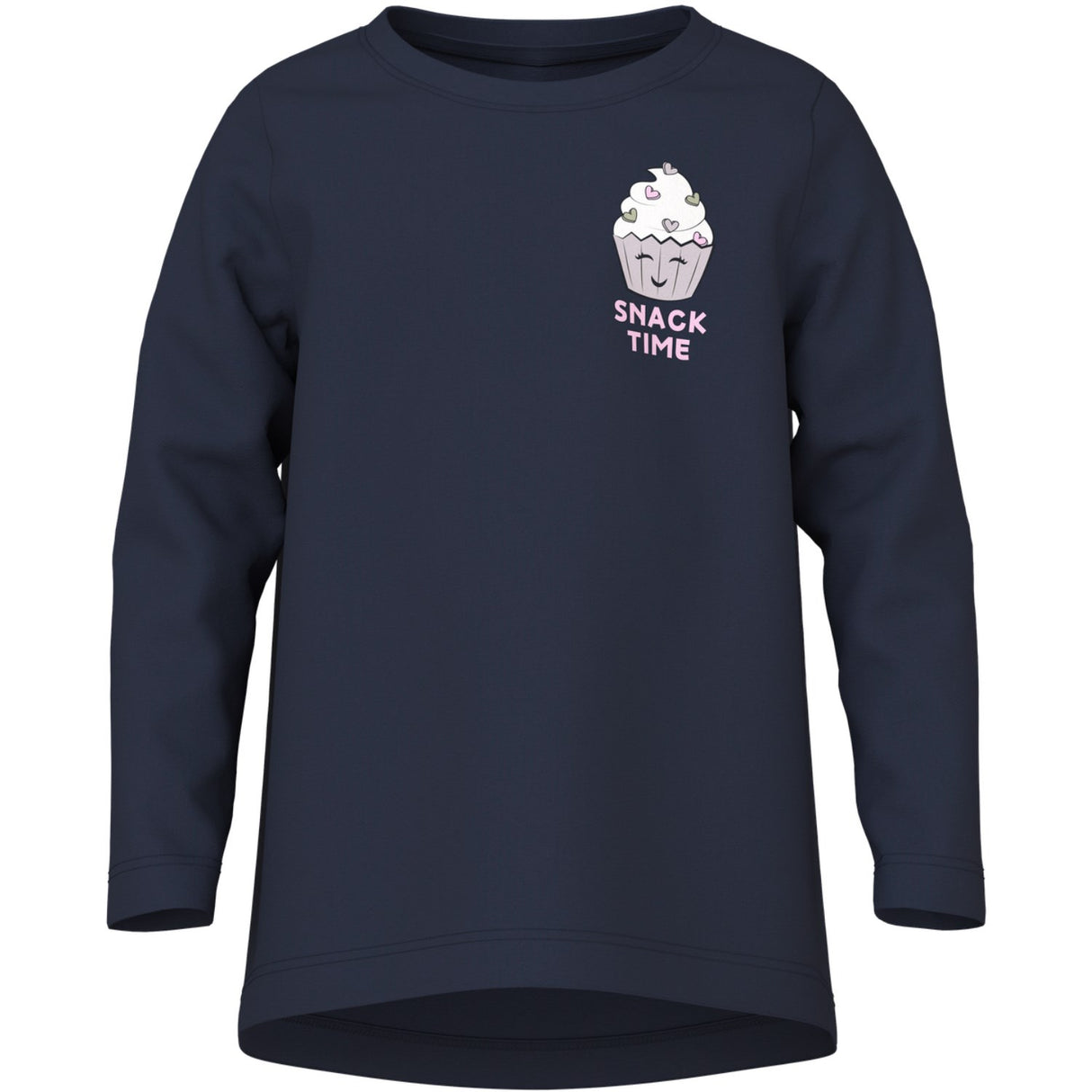 Name It Navy Blazer Snack Time Nmfviolet Ls Loose Top