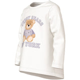 Name It Cloud Dancer Teddy Bear Nmfviolet Ls Loose Top