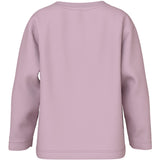 Name It Dawn Pink Dog Heart Stripe Nmfvaliane Ls Nreg Top