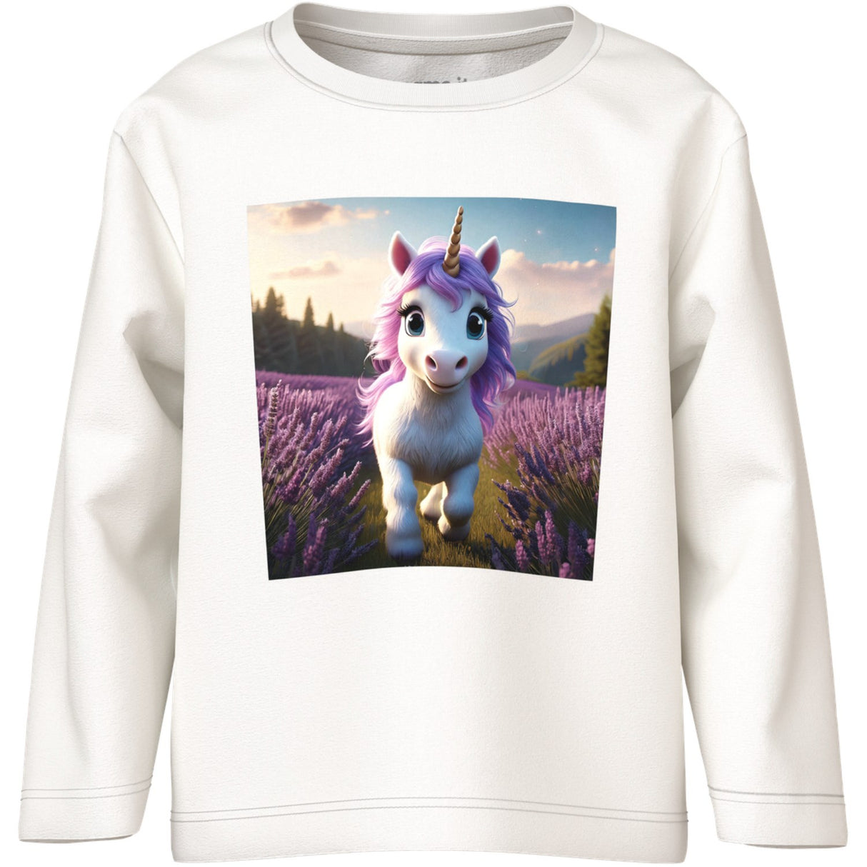 Name It Cloud Dancer Lavender Unicorn Nmfvotea Ls Nreg Top